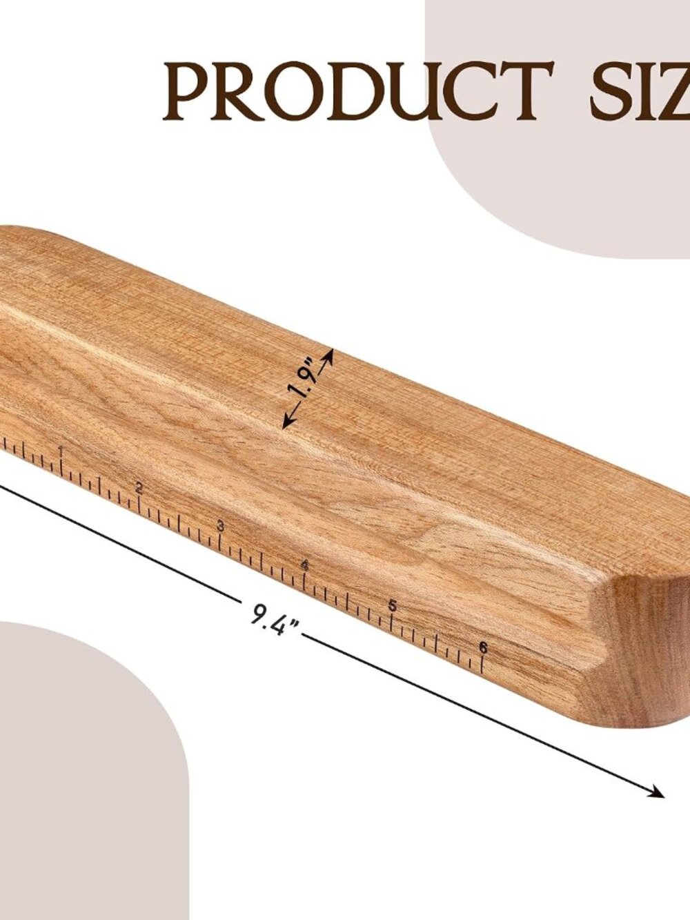 Tailors Clapper for Quilting, Hard Wood Professional Multipurpose Durable for Se - Picture 2 of 7